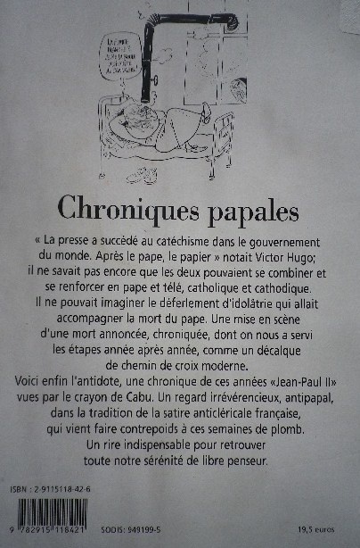 Livre comique - Chroniques Papales / de Cabu