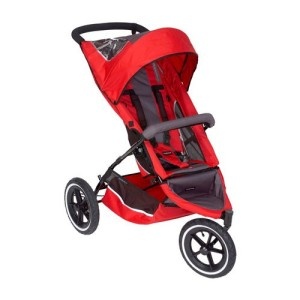 Poussette 3 roues Sport-inline buggy rouge