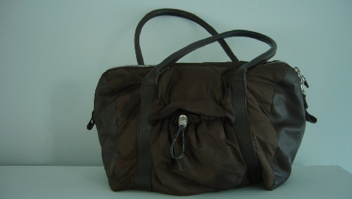 Sac en toile marron Mandarina Duck