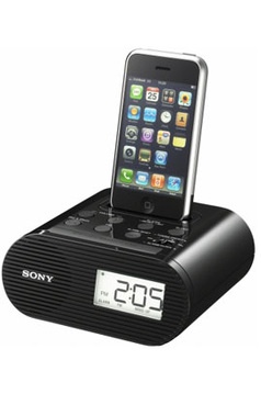 Enceinte radio-réveil pour iPod SONY